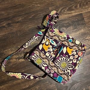 Purple floral Vera Bradley crossbody